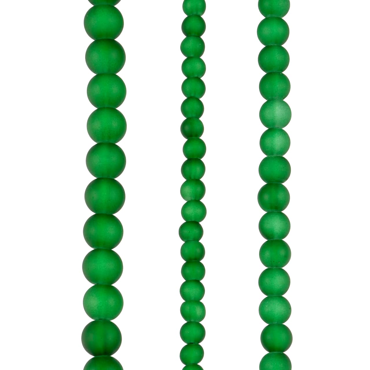 12 Pack: Matte Glass Round Beads by Bead Landing™